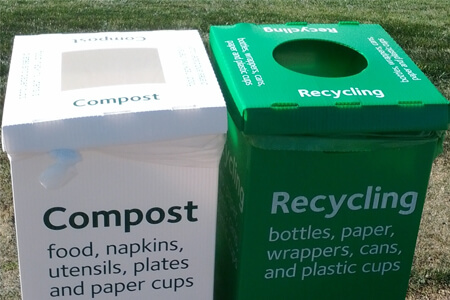 Coroplast Recycling Box