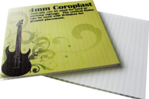 Corrugated Plastic Sign Board