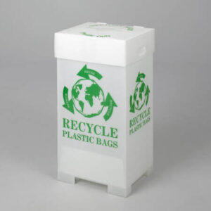 corrugated plastic recycling bin